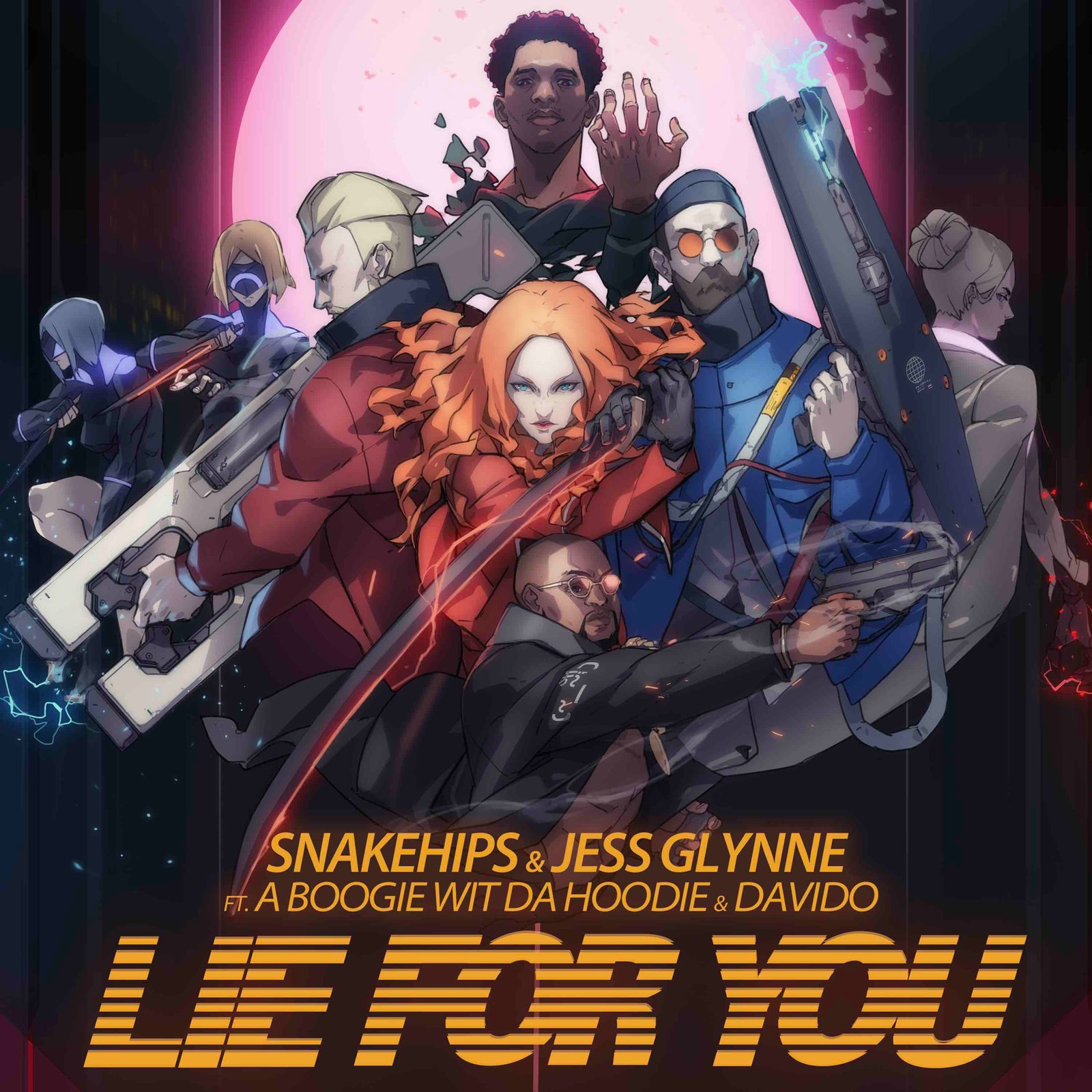 Snakehips, Jess Glynne - Lie for You ft. A Boogie Wit Da Hoodie, Davido