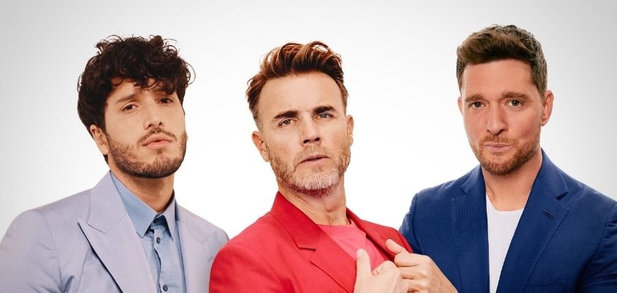 Gary Barlow, Michael Bublé & Sebastián Yatra