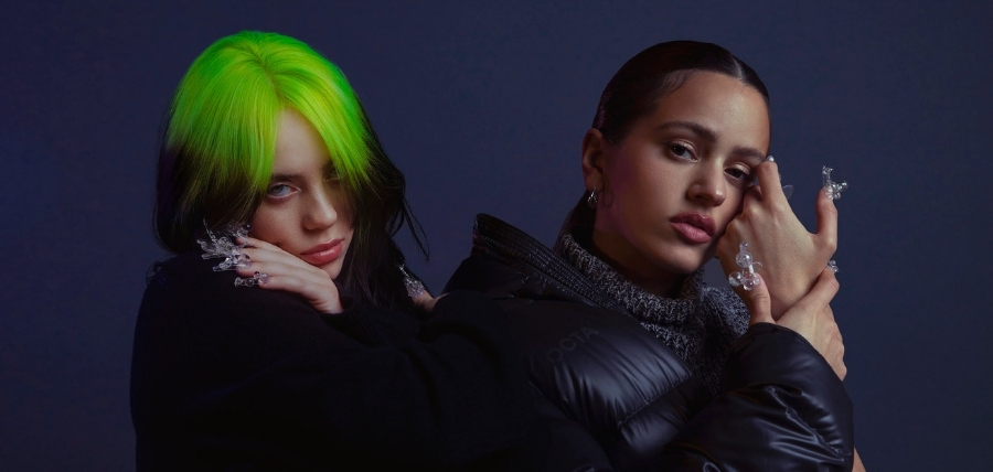 Billie Eilish and Rosalía