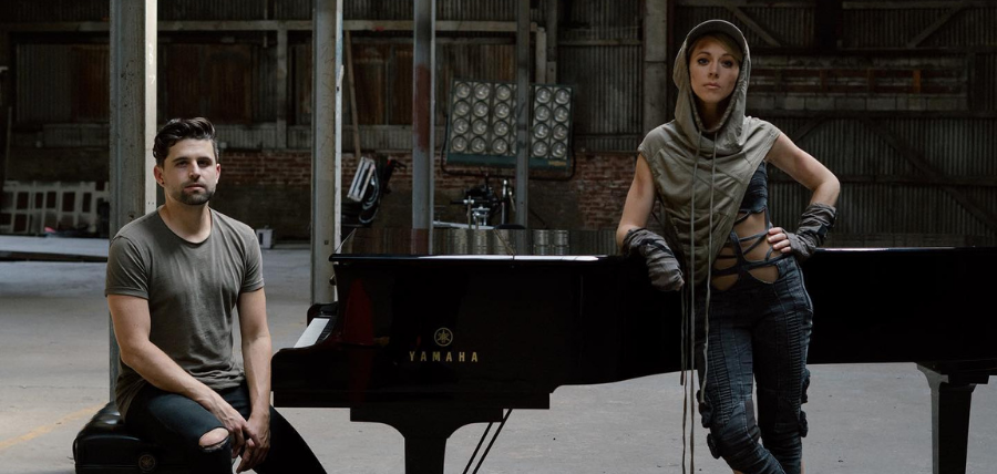 Lindsey Stirling and Mako