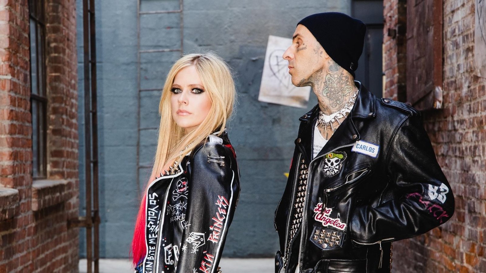 Avril Lavigne and Travis Barker