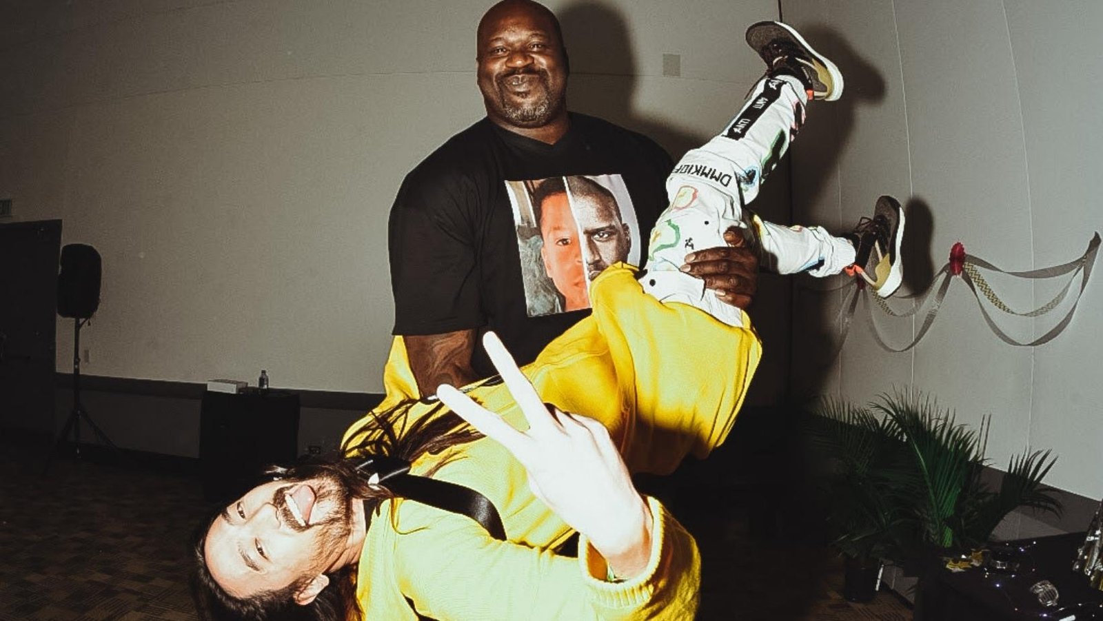 Steve Aoki and SHAQ