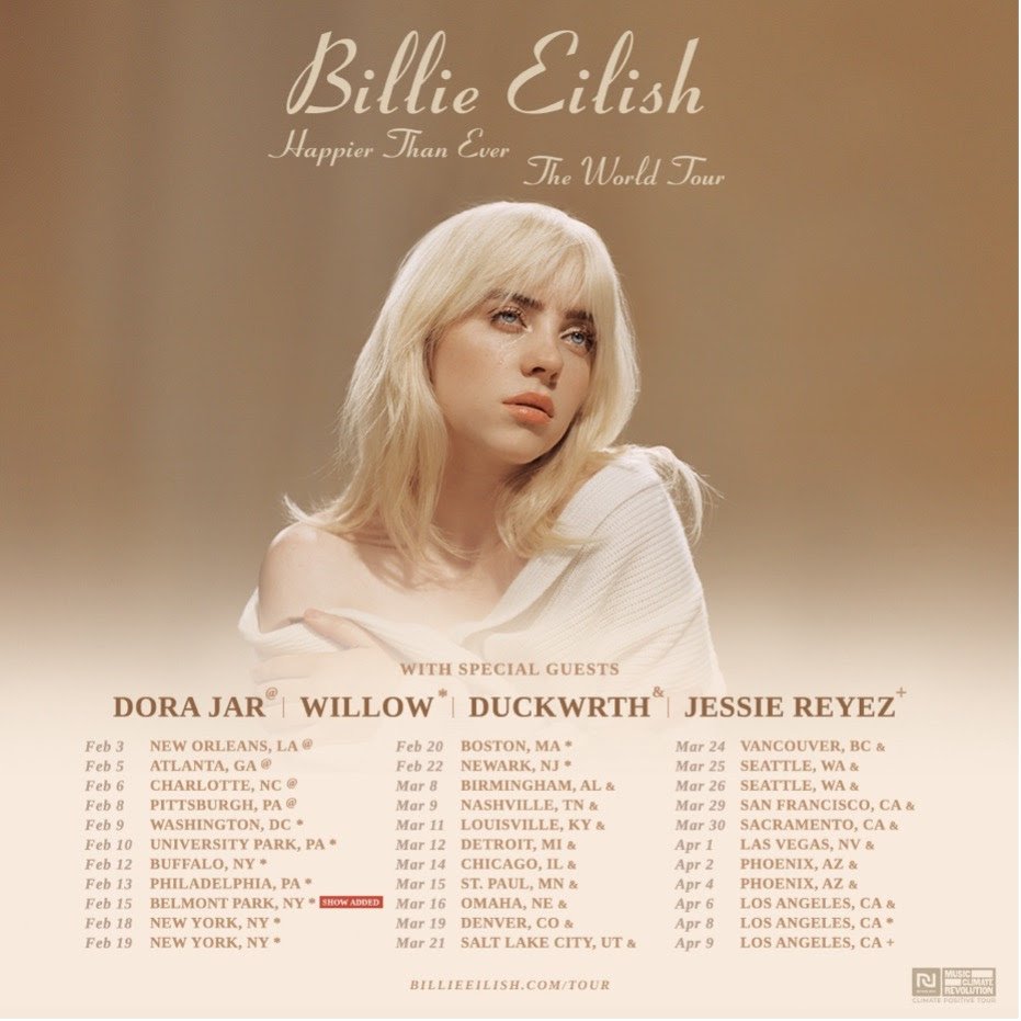 Billie Eilish - Happier Than Ever, The World Tour