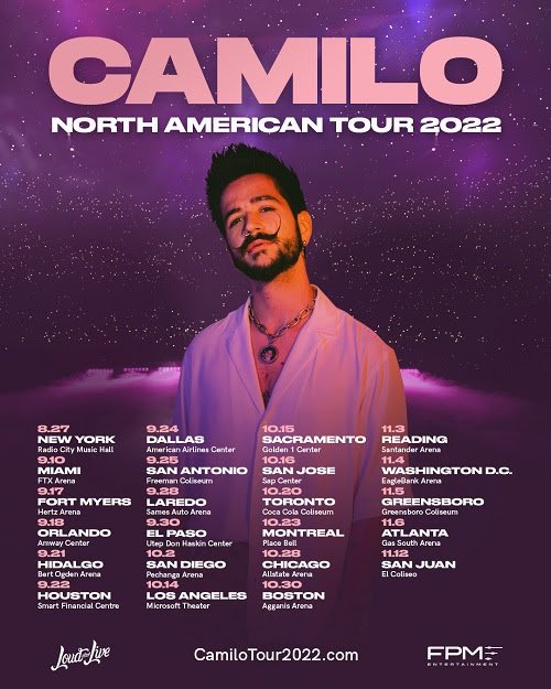 Camilo - North American Tour 2022