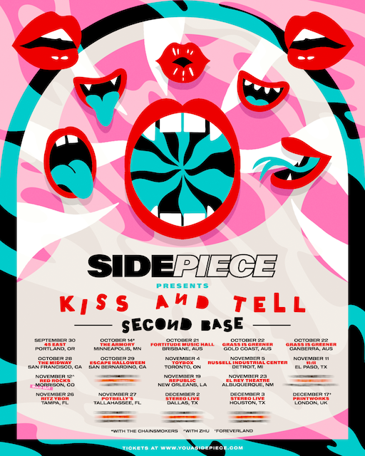 Sidepiece - 'Kiss and Tell' US Headline Tour