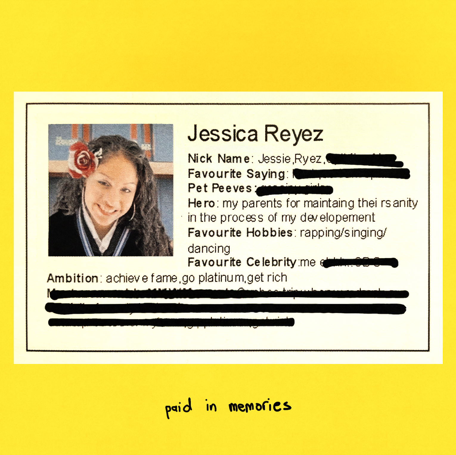 Jessie Reyez - PAID IN MEMORIES