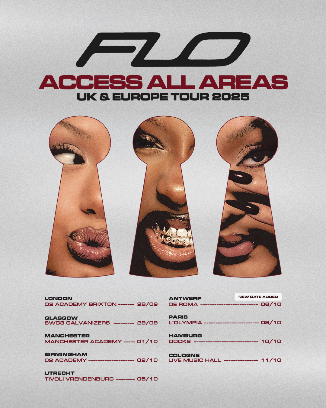 FLO - UK & EUROPE TOUR